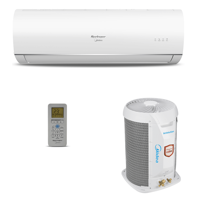 Ar Condicionado Split Hi-Wall Springer Midea AirVolution 9.000 BTU/h Frio  220v - 42TFCA09S5 - Poloar