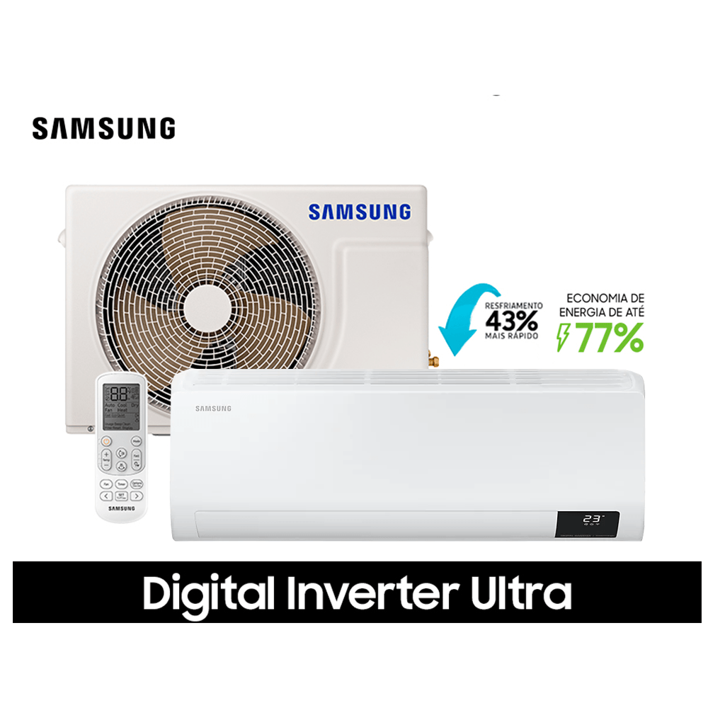 Ar Condicionado Split Digital Inverter Ultra Samsung 9000 Btus