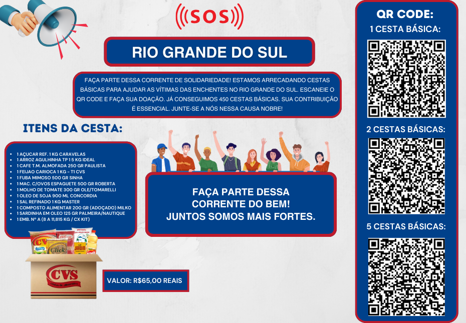 SOS - doações Porto Alegre