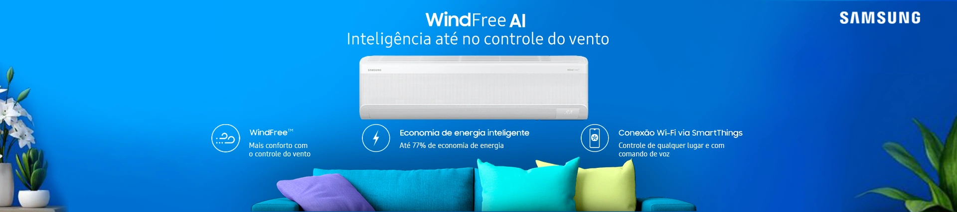 banner desktop samsung WindFree AI